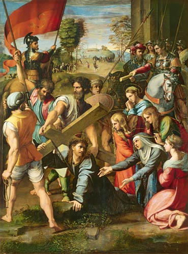 Raffaello Santi: The Fall on the Road to Calvary - Esés a kereszttel a Kálváriára vezető úton